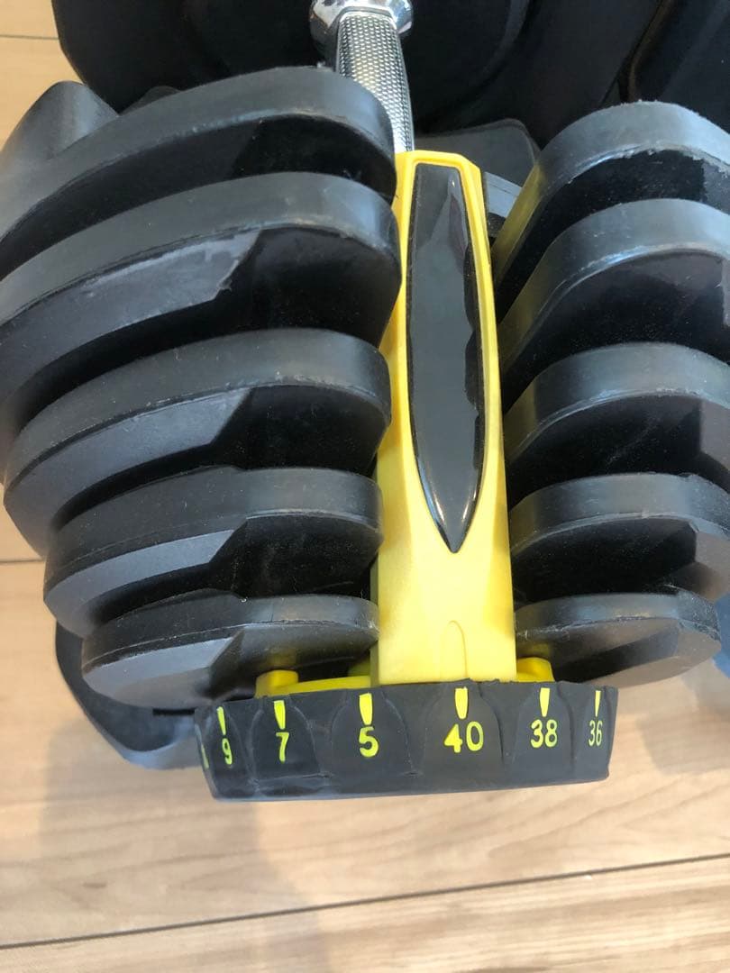 10/18限定値下げ！【美品】可変式ダンベル 40kg ① ※2個セットでの販売