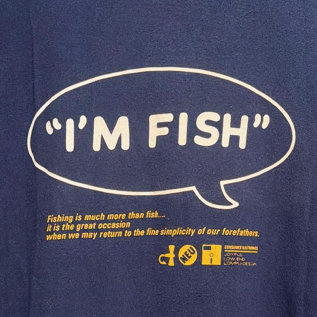 【'97当時物】 fishmans フィッシュマンズ Tシャツ ネイビー M