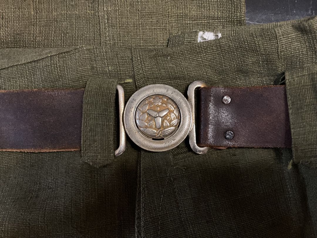 ミッちゃん戦争遺物！戦時下の「警防団」制服〔略帽/上着/ズボン〕３点セット