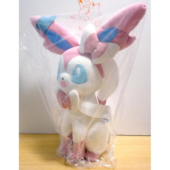 ナムコ限定 ポケモン ニンフィア でっかいぬいぐるみ 劇場版 BW