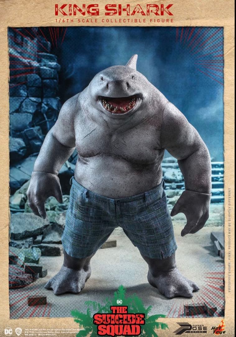【新品未開封】パワー・ポーズ ザ・スーサイド・スクワッド キングシャーク 1/6