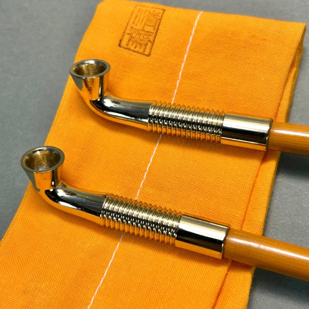 煙管　キセル　『木村清斎　煙管一双』　而妙斎好写　お茶道具　茶道　共箱　工芸品