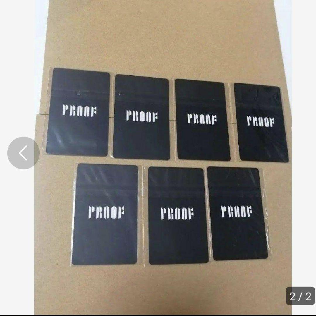 新品　未開封　公式　BTS プルーフ　PROOF　購入特典ホログラムトレカ