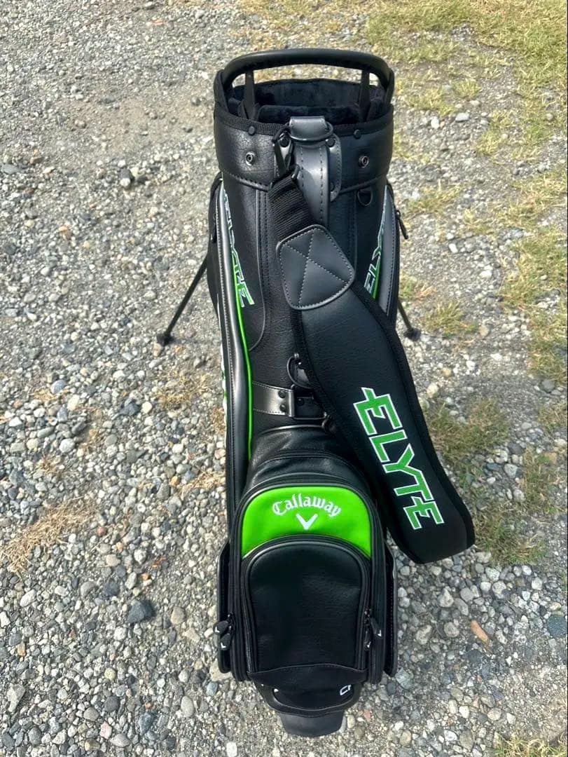 【極美品】Callaway Elyte スタンドバッグ ブラック/グリーン