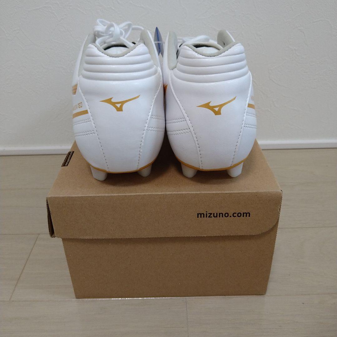 ミズノ モナルシーダネオⅡ SW 26.5センチ　幅広　ホワイト✕ゴールド