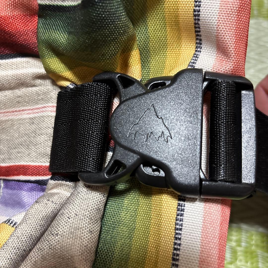 BURTON バートン　ストライプ柄 キャリー付きバックパック 内容量120㍑