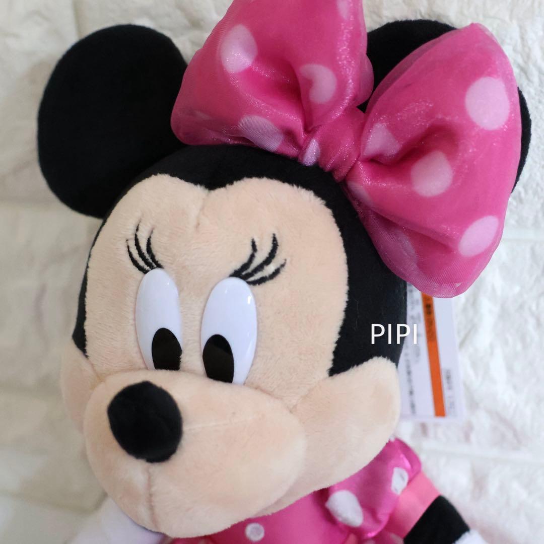 ディズニー　ミニー　キーホルダー　ヘアゴム　セット　ピンク