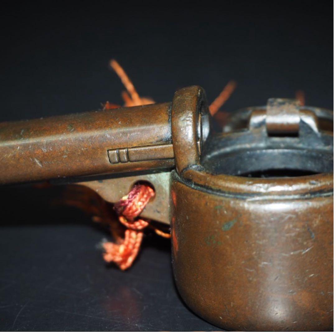 送料無料　幕末～明治　龍雲堂造　矢立　紙切り歯付　提げ物付