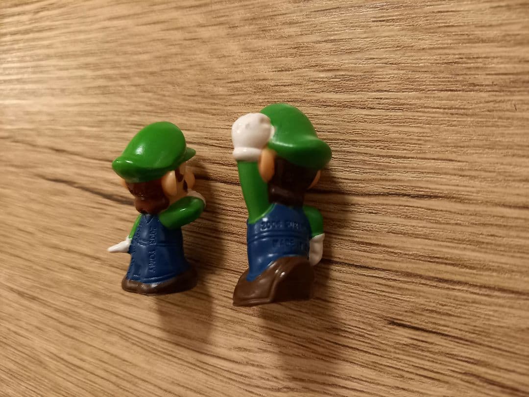 『希少レトロ』バンダイ　ハッスルマリオルイージー5体セット　ソフビ1986年食玩