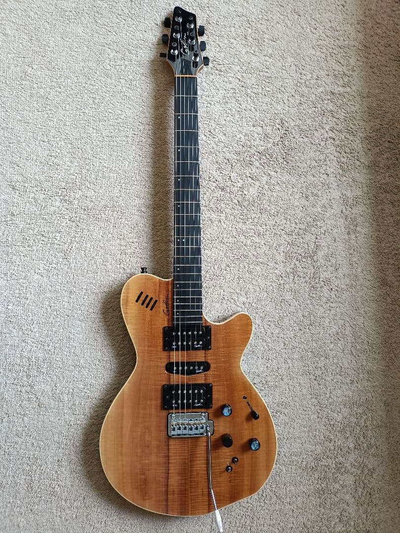 godin xtSA Koa フィギュアドコアトップ