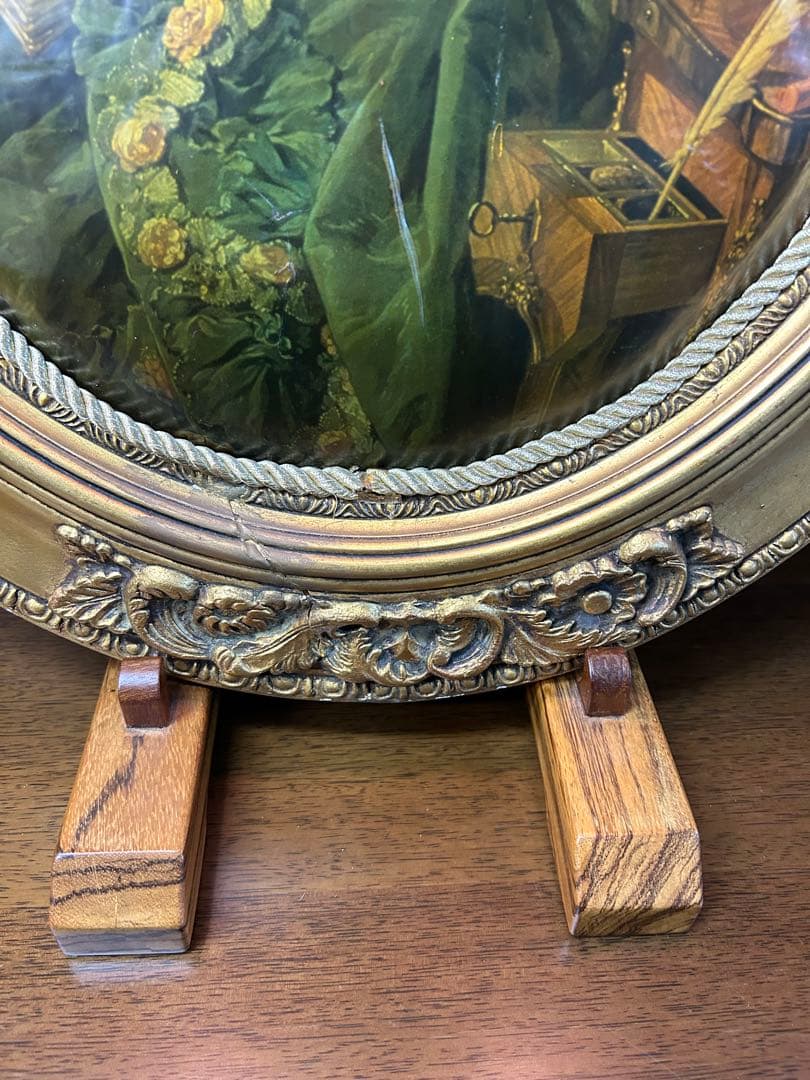 デコパージュ　肖像画