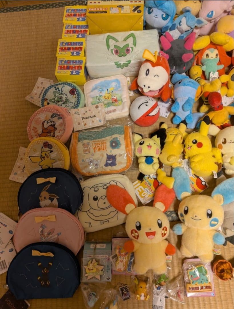 約97個　ポケモンセンター　ポケドール　プライズ　くじ　まとめ売り　ぬいぐるみ