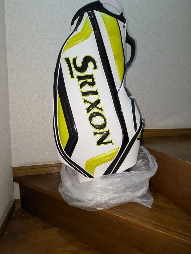 SRIXON ゴルフバッグ ホワイト/イエロー