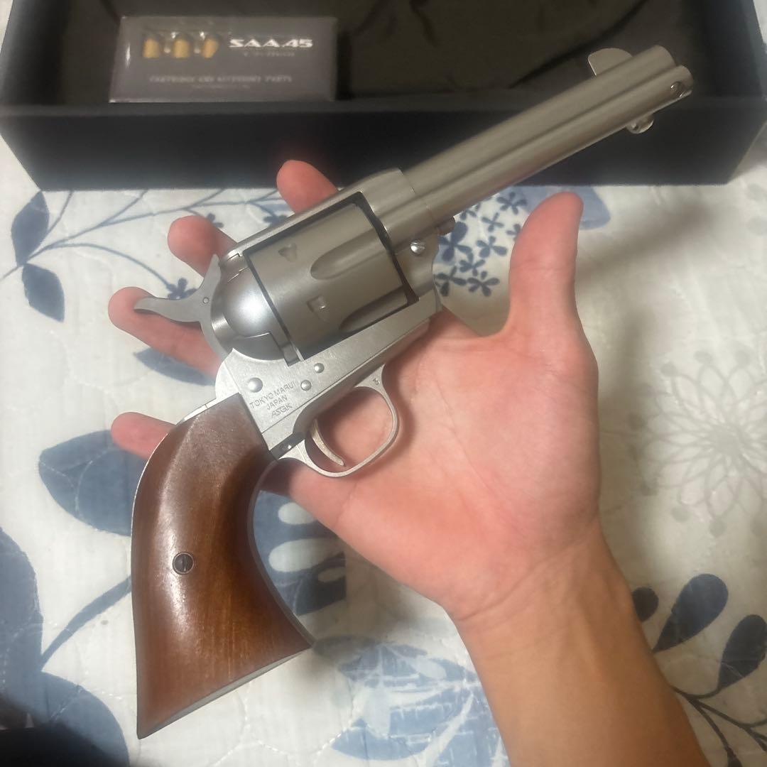 ※値下げ交渉可能！、SAA .45 Civilian エアコッキングガン