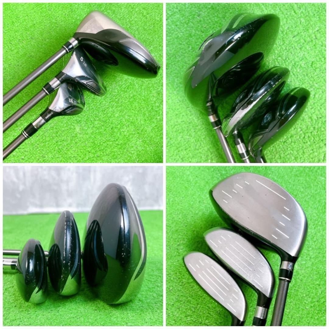 貴重レフティ ブリヂストン ファイズ ゴルフクラブセット 左打ち 11本 メンズ