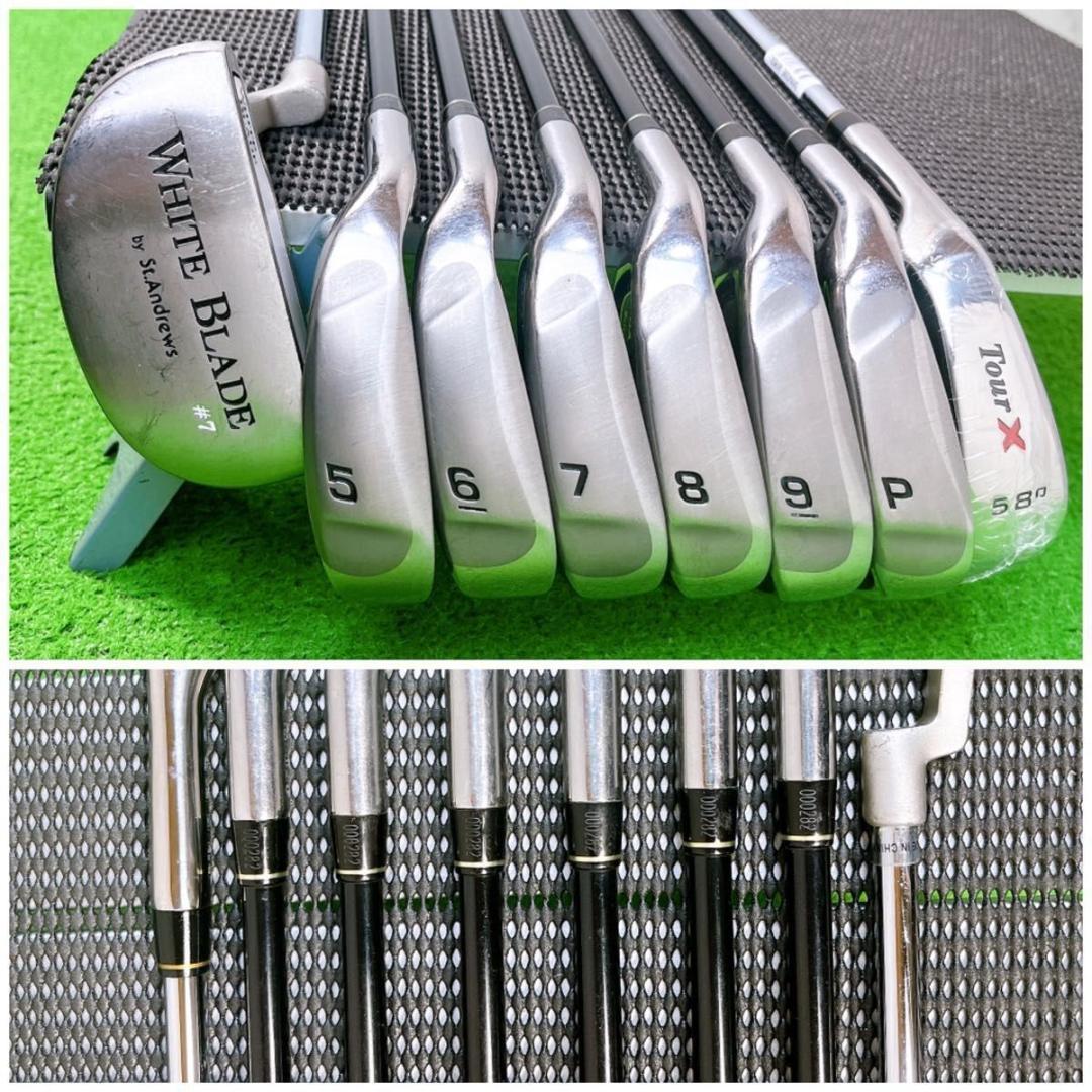 貴重レフティ ブリヂストン ファイズ ゴルフクラブセット 左打ち 11本 メンズ