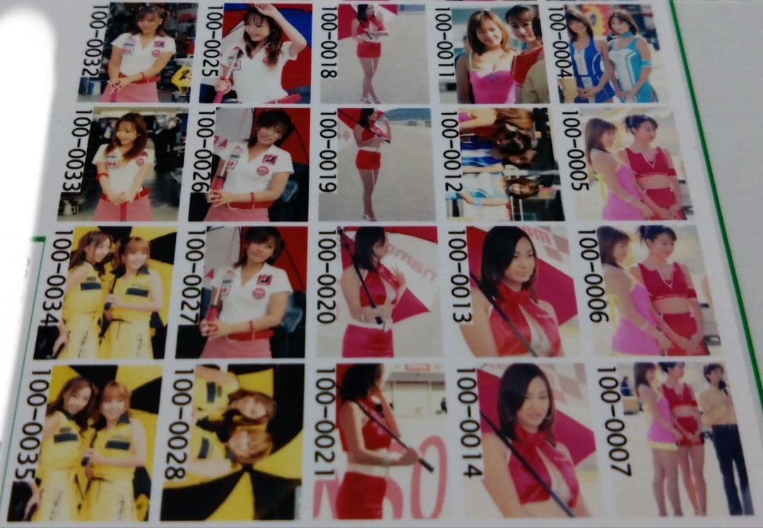 レースクイーン　写真　はがきサイズ　37枚　青柳玲麻　ほか　アイドル