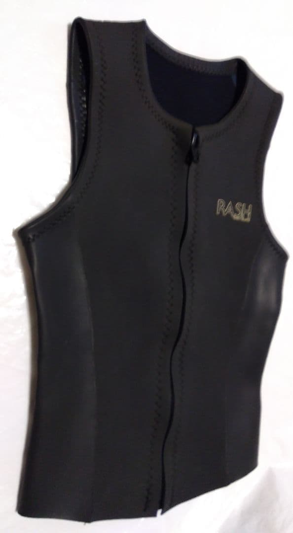 【未使用】【L】 RASH フロントジップ ノースリーブ タッパー