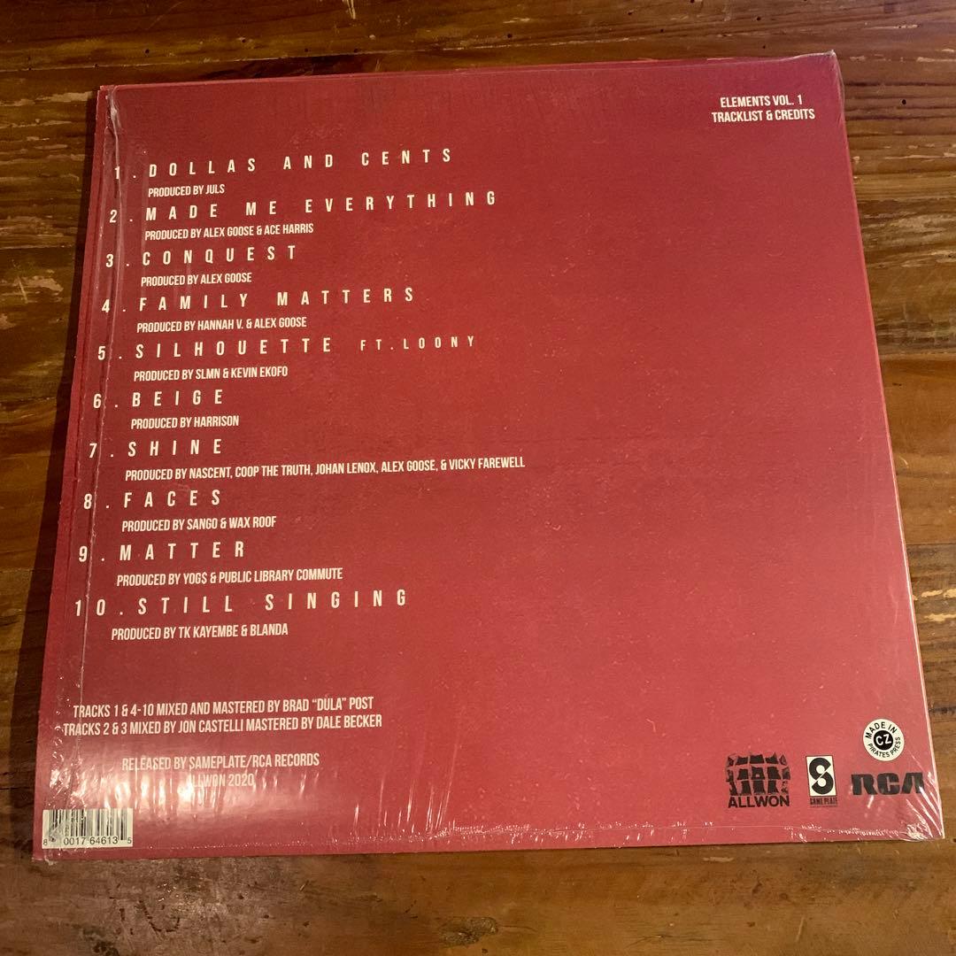 初期プレス オリジナル盤 極美品 TOBI ELEMENTS VOL.1