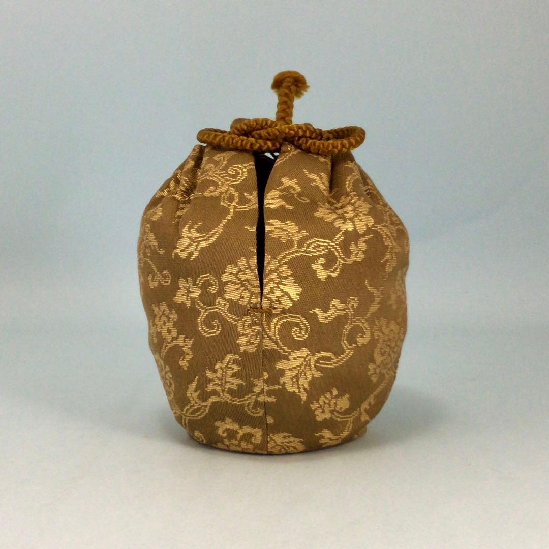 守時大融　備前肩衝茶入　共箱　茶道具