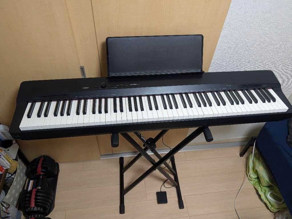 CASIO88鍵盤 電子ピアノ Privia PX-160BK ソリッドブラック