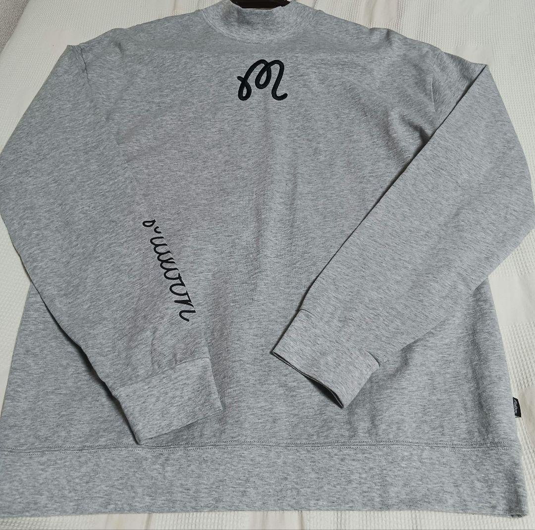 完売品 ビームスゴルフ マルボン Script センターロゴモックネックシャツ