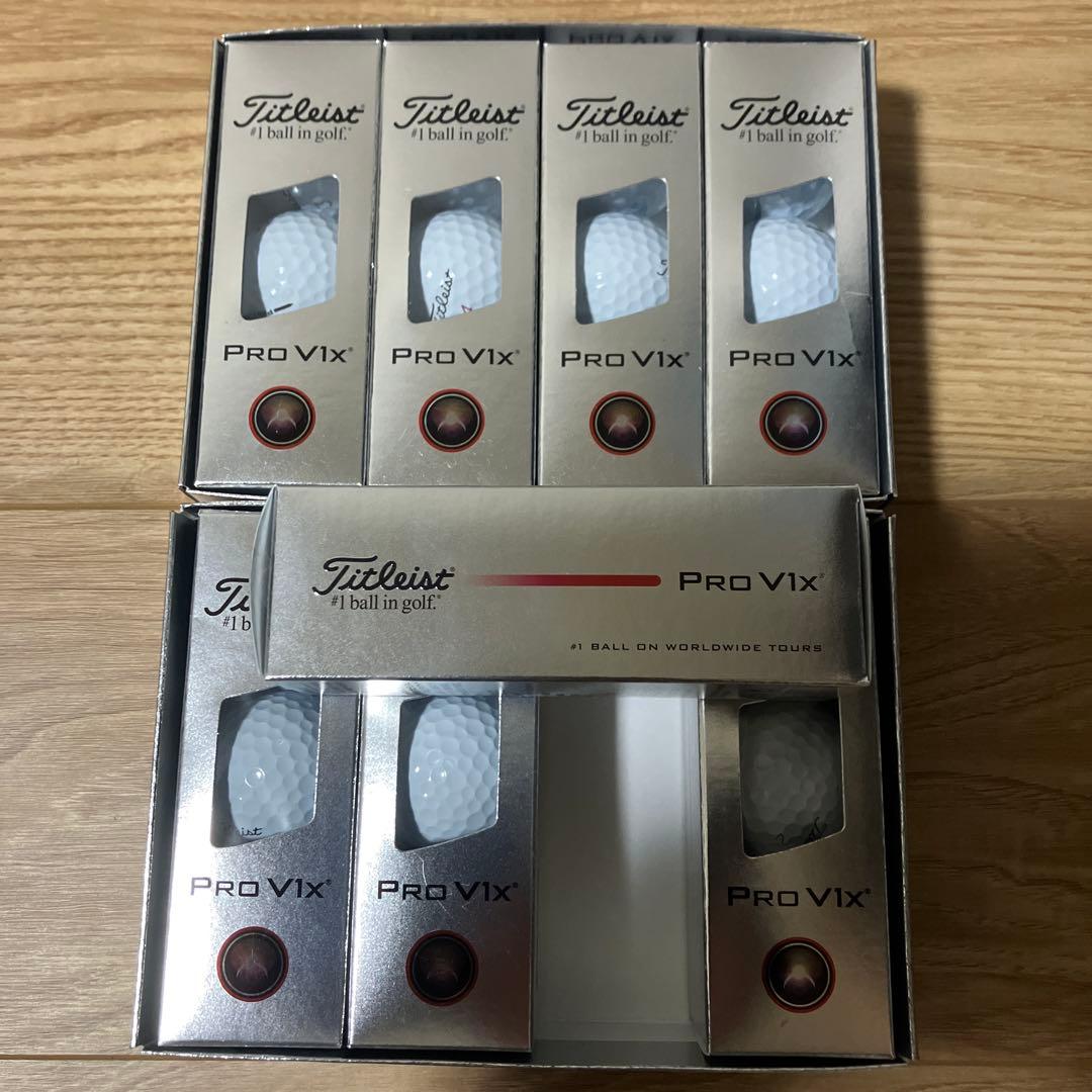 Titleist PRO V1x ゴルフボール 2ダース