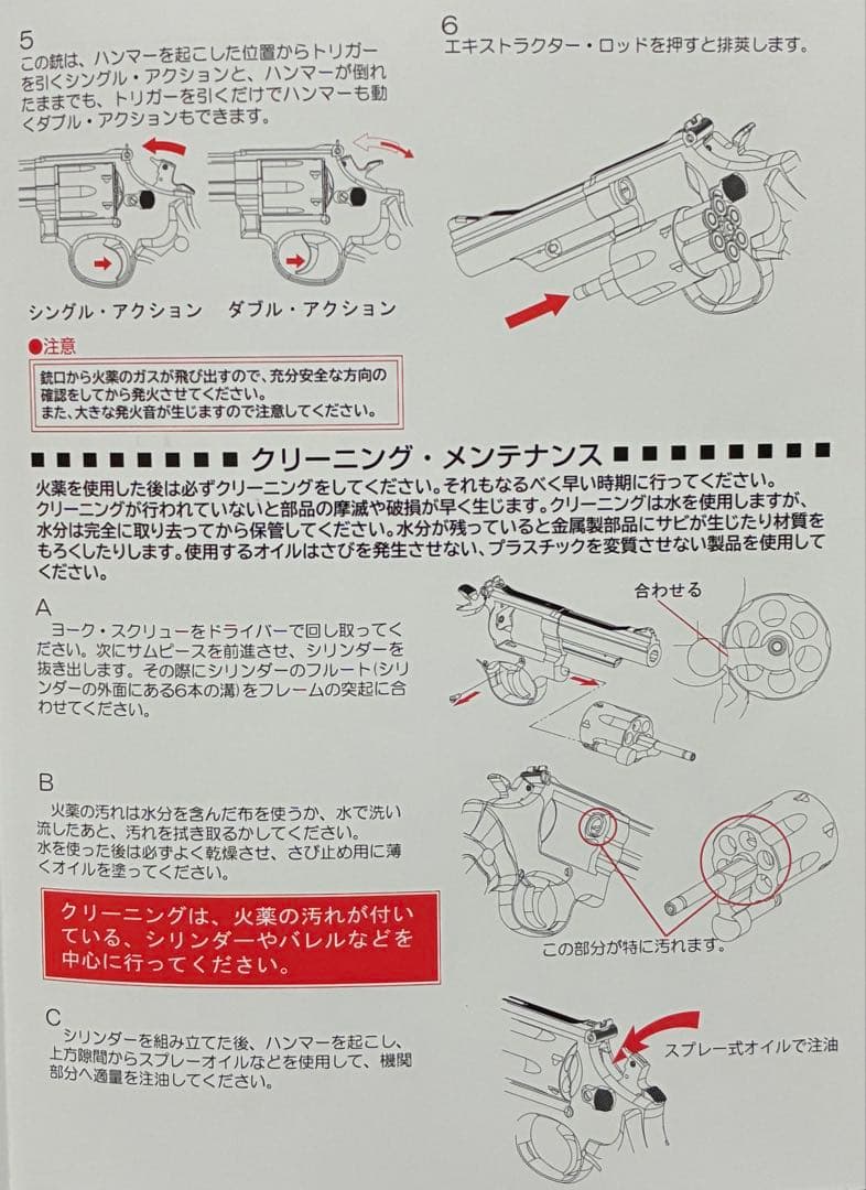 タナカワークスS&W M19 4インチ コンバットマグナム HW Ver.3