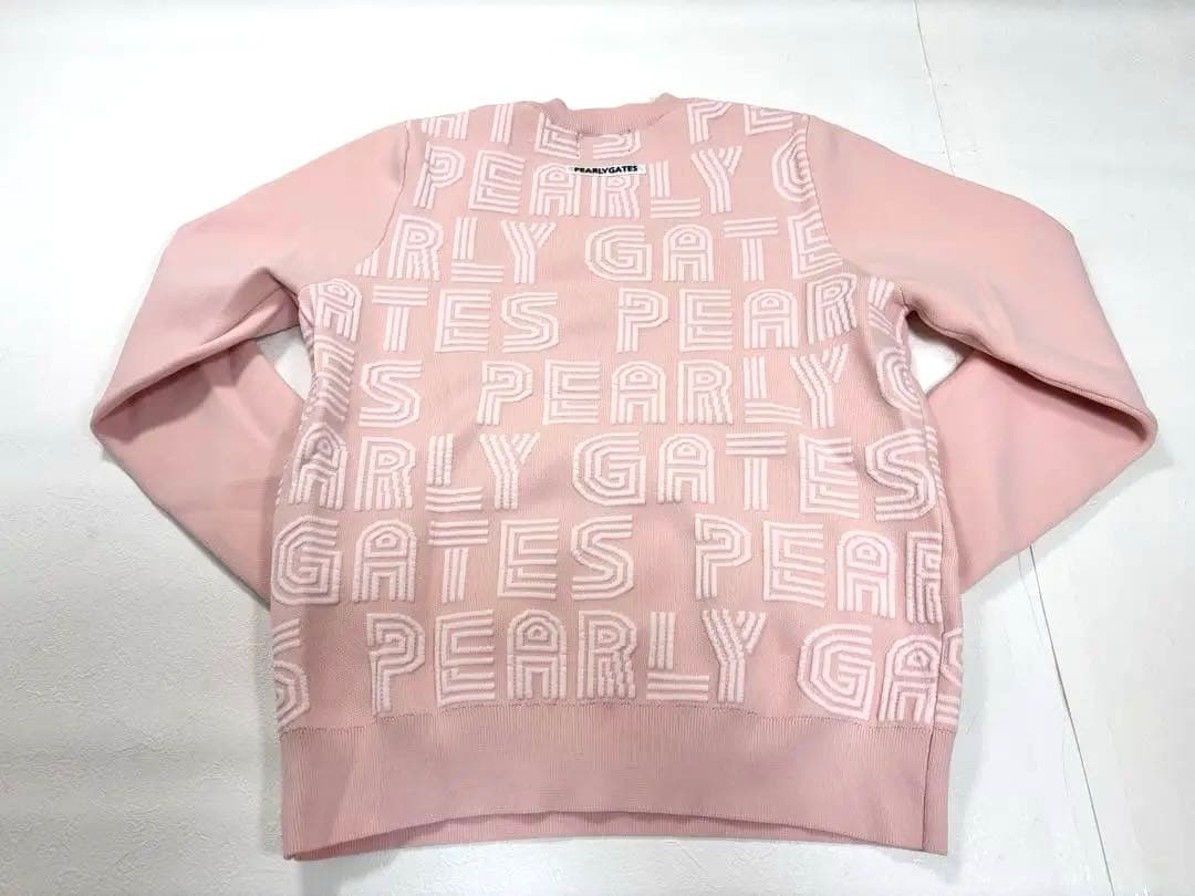 【美品】パーリーゲイツ セットアップ ニット スカート ピンク ロゴ 0 S
