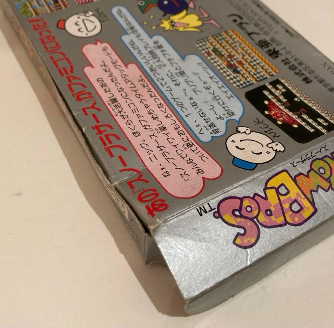 スノーブラザーズ　ファミコンソフト　箱.アンケートハガキ付き