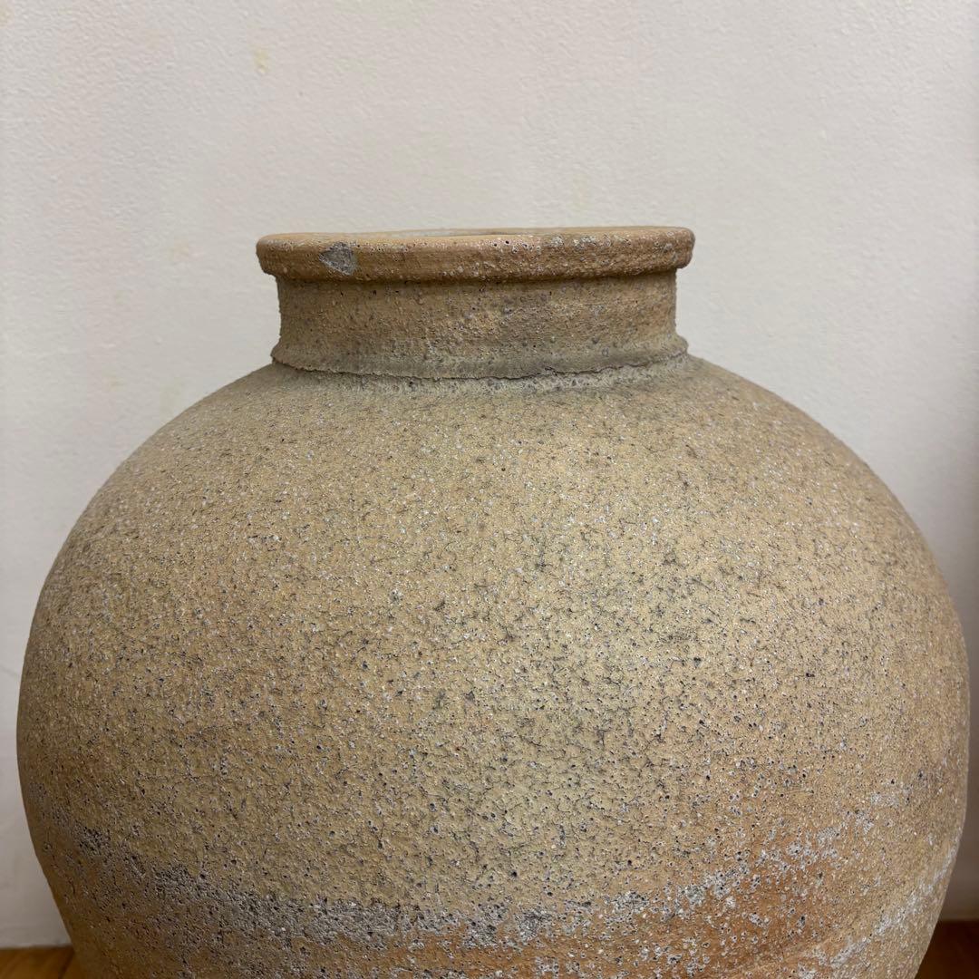 信楽焼 壺 高さ58 cm／和風 陶器 花器