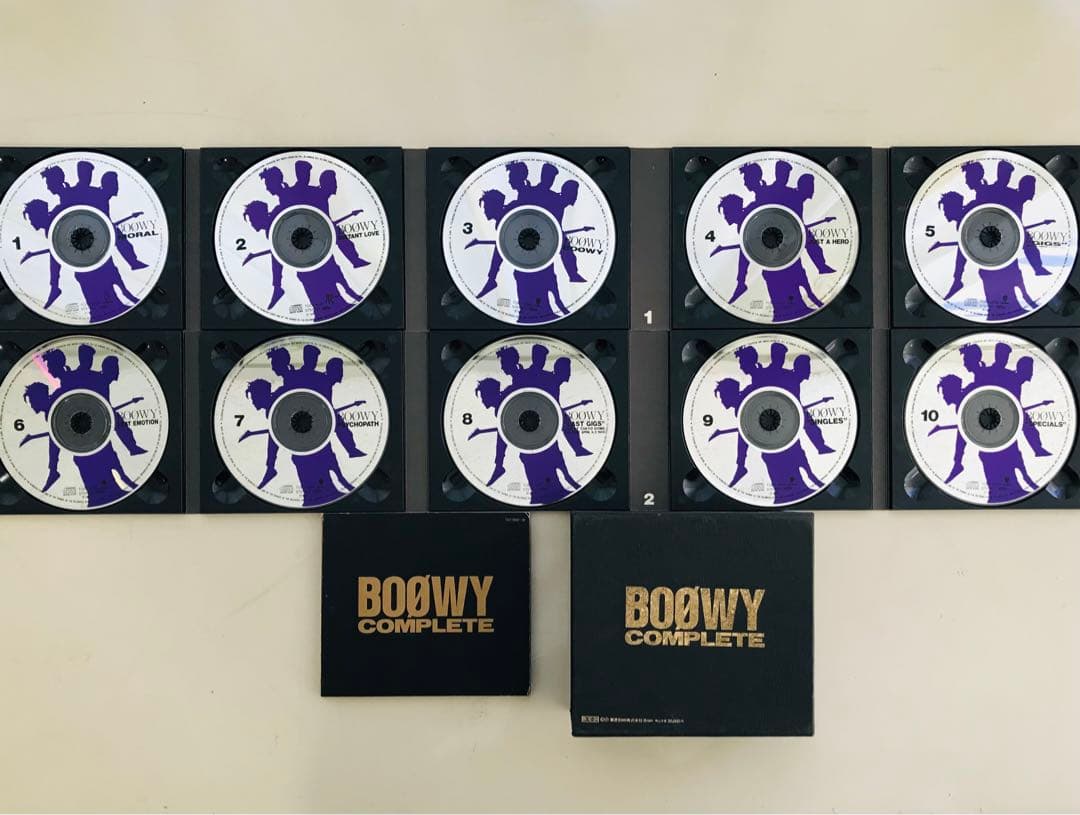 BOØWY COMPLETE CDボックスセット　10万枚限定盤　入手困難！