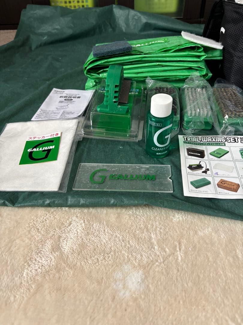 ガリウム　トライアルワクシングセット　ホットワックス　アイロン➕シャープナー