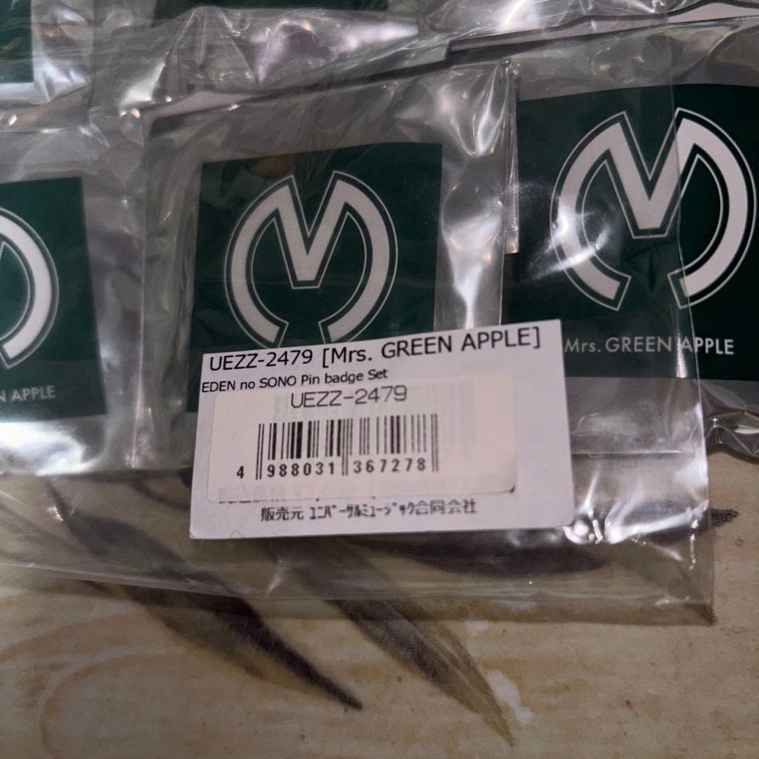 【メルカリ便匿名配送】バラ売り可能　ミセス『エデンの園 』ピンバッジ 6つ