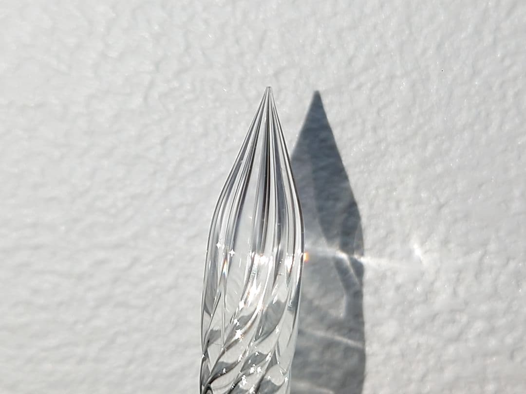 未使用★菅 清風 硬質ガラス製 クリスタルペン★硬質ガラスペン インク付き