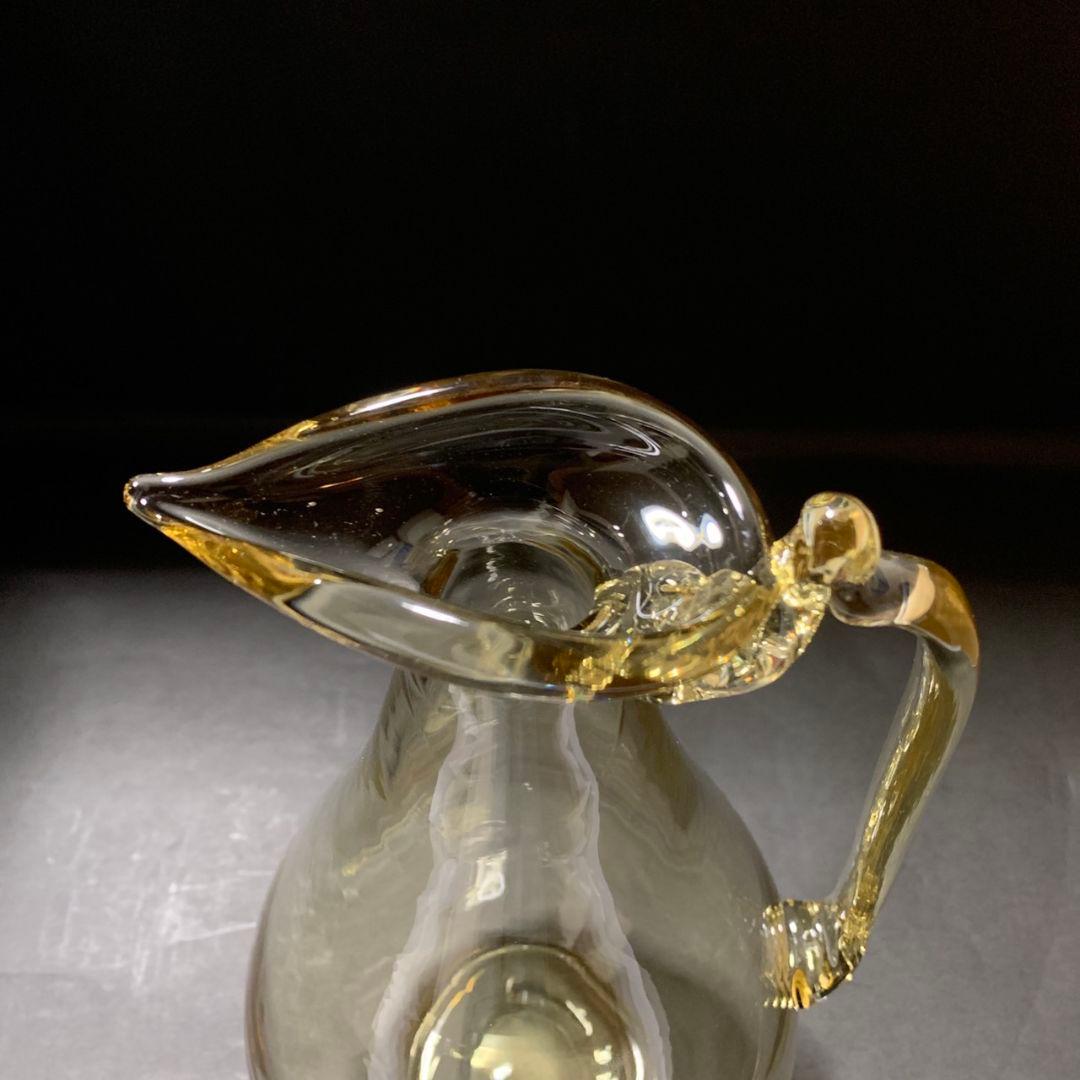 由水常雄 正倉院ガラス器模 白瑠璃水瓶 水注 水差し 飾壷 合箱