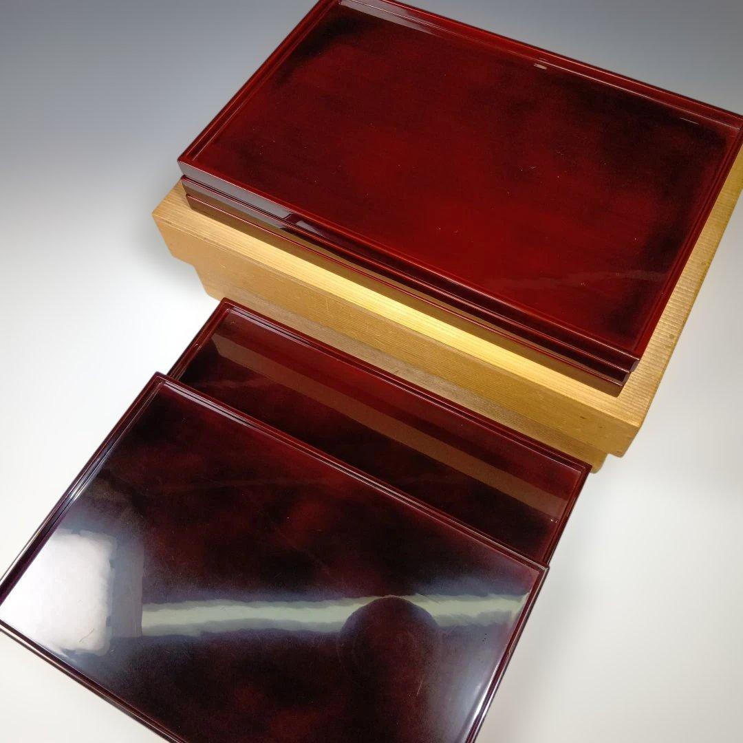 輪島塗　光栄堂　点心盆5枚　共箱