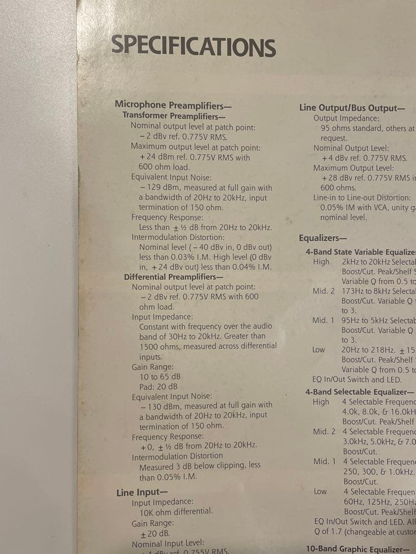 QUAD EIGHT マイクプリ 8ch 中古品