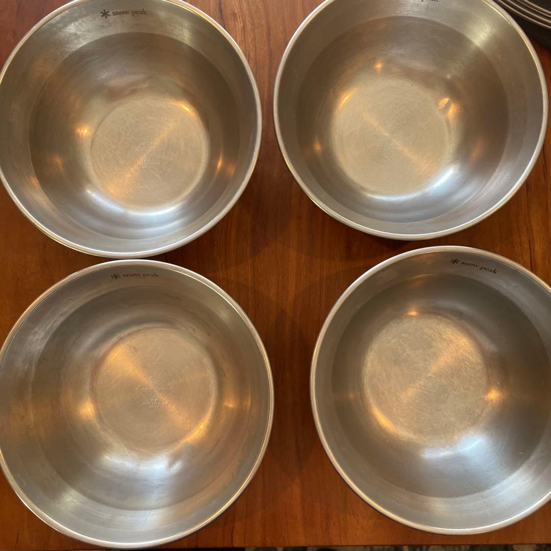スノーピーク　お皿ファミリーセット4人分