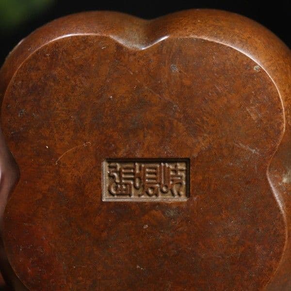 銅器 蘭花暖手炉 手提げ炉 香炉 茶道檀香炉 装飾品 工芸品 置物