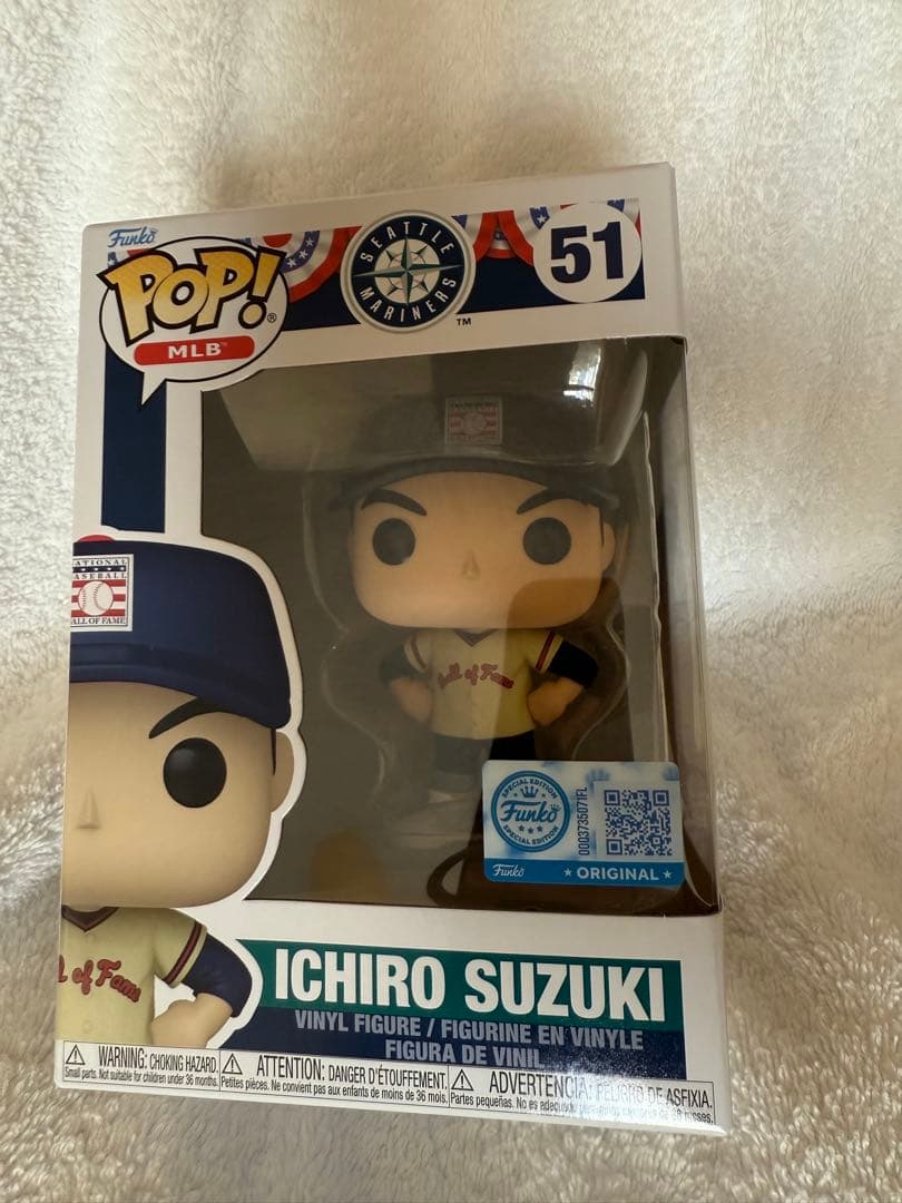 球場限定　マリナーズ　イチロー　野球殿堂　Funko POP ボブルヘッド