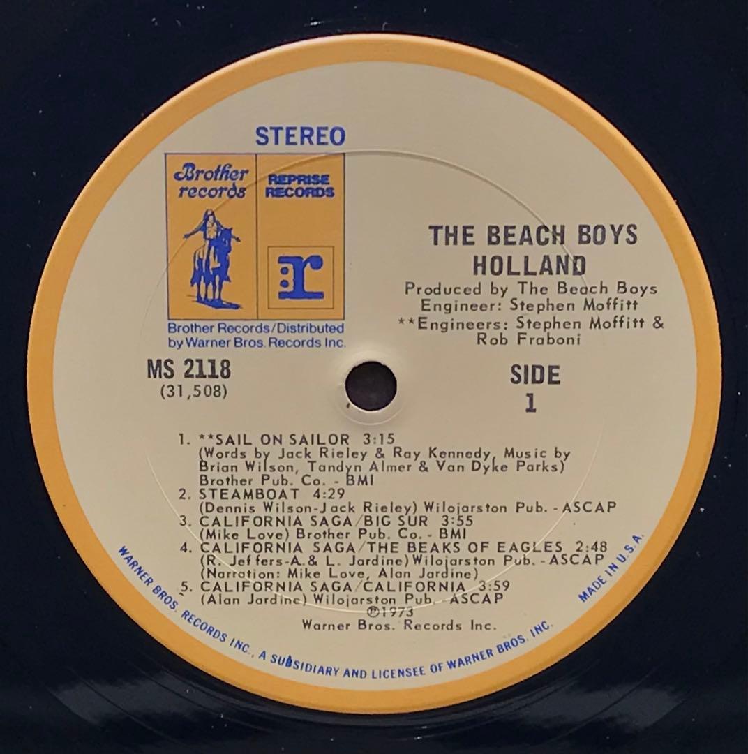 The Beach Boys/Holland EP付き　入手困難