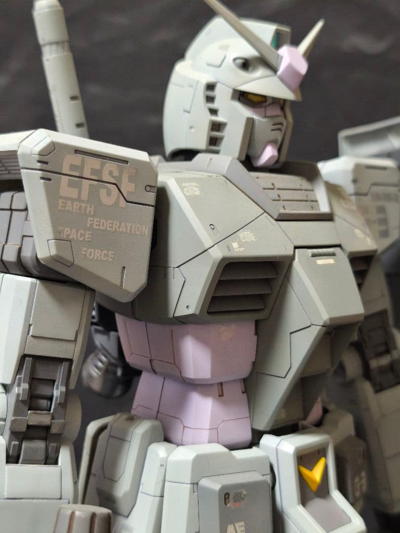 メガサイズ 1/48 RX-78-3 G3ガンダム 塗装済完成品　ビッグサイズ