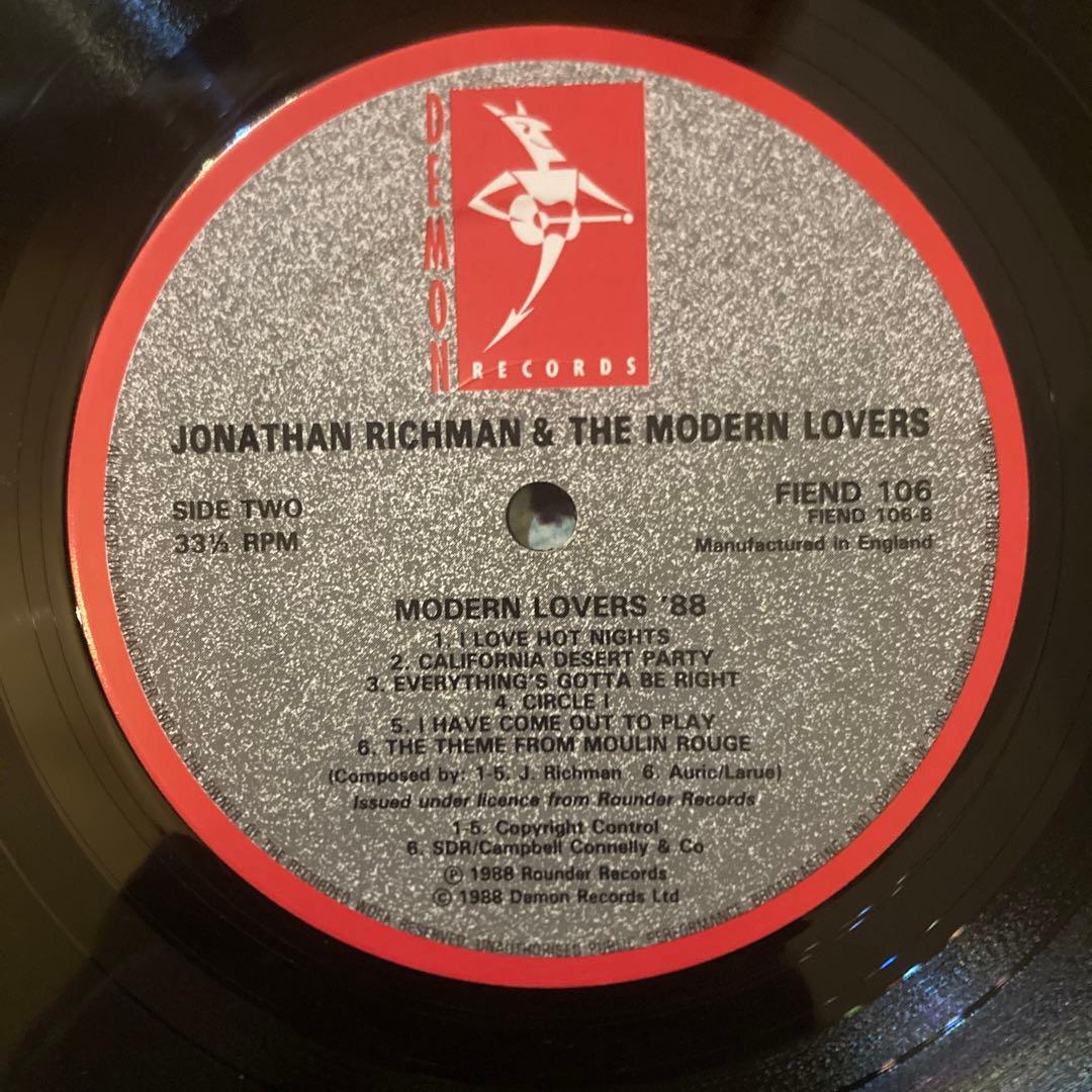 洋楽 Modern Lovers '88