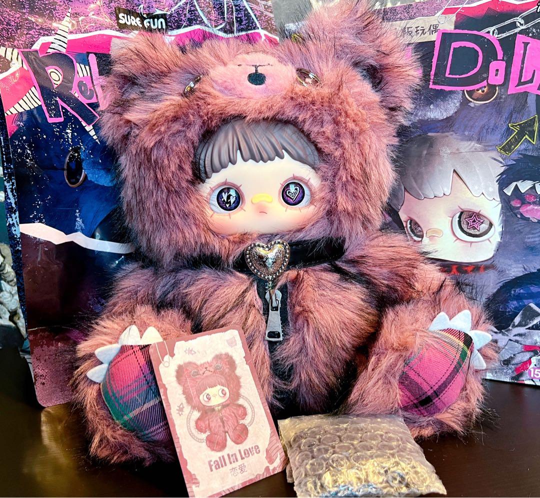 【近日削除予定】エラー品！MayMei 反逆 ぬいぐるみ　400％ クマ ピンク