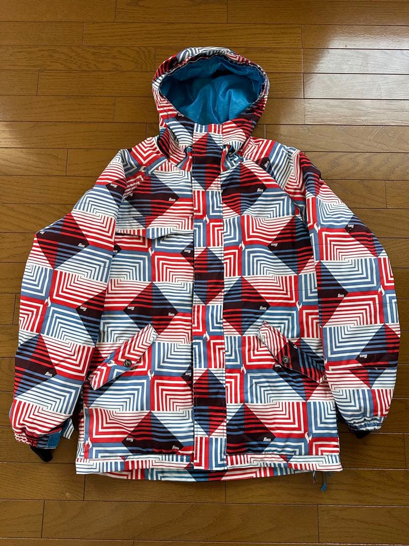 686 FUELメンズ（L）スキーウェア　スノーウェア　上下セット　オレンジ