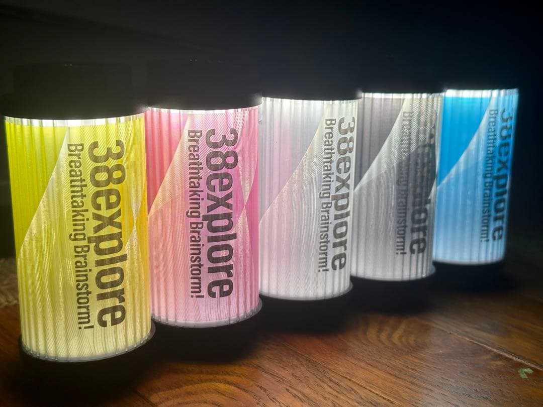 38explore 38灯　MIYABI キャンプ　　LEDランタン　5個セット