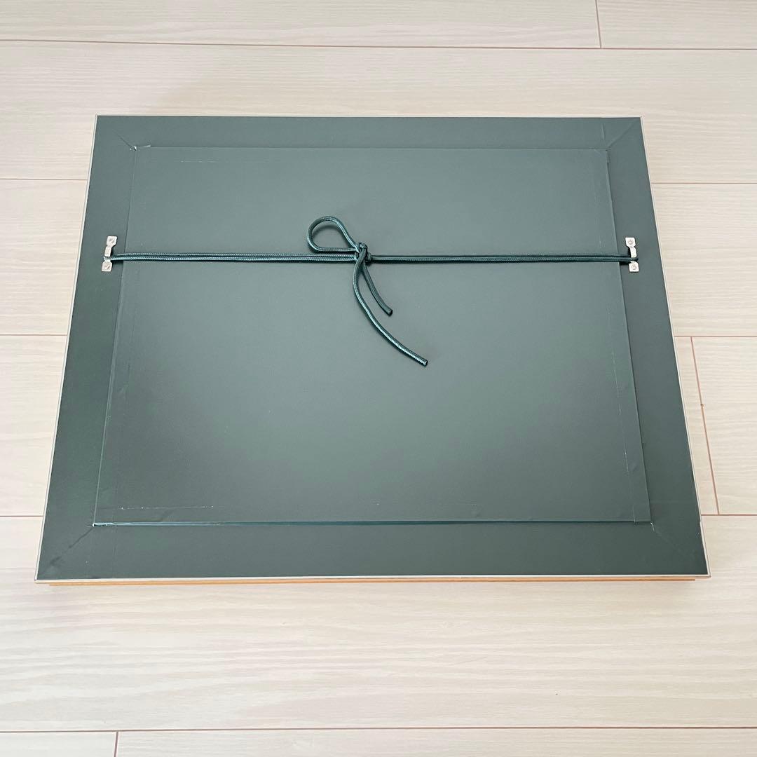 【新品未使用】名画　ブルーウォーター　マクレガー 立体複製　4号 豪華額装付