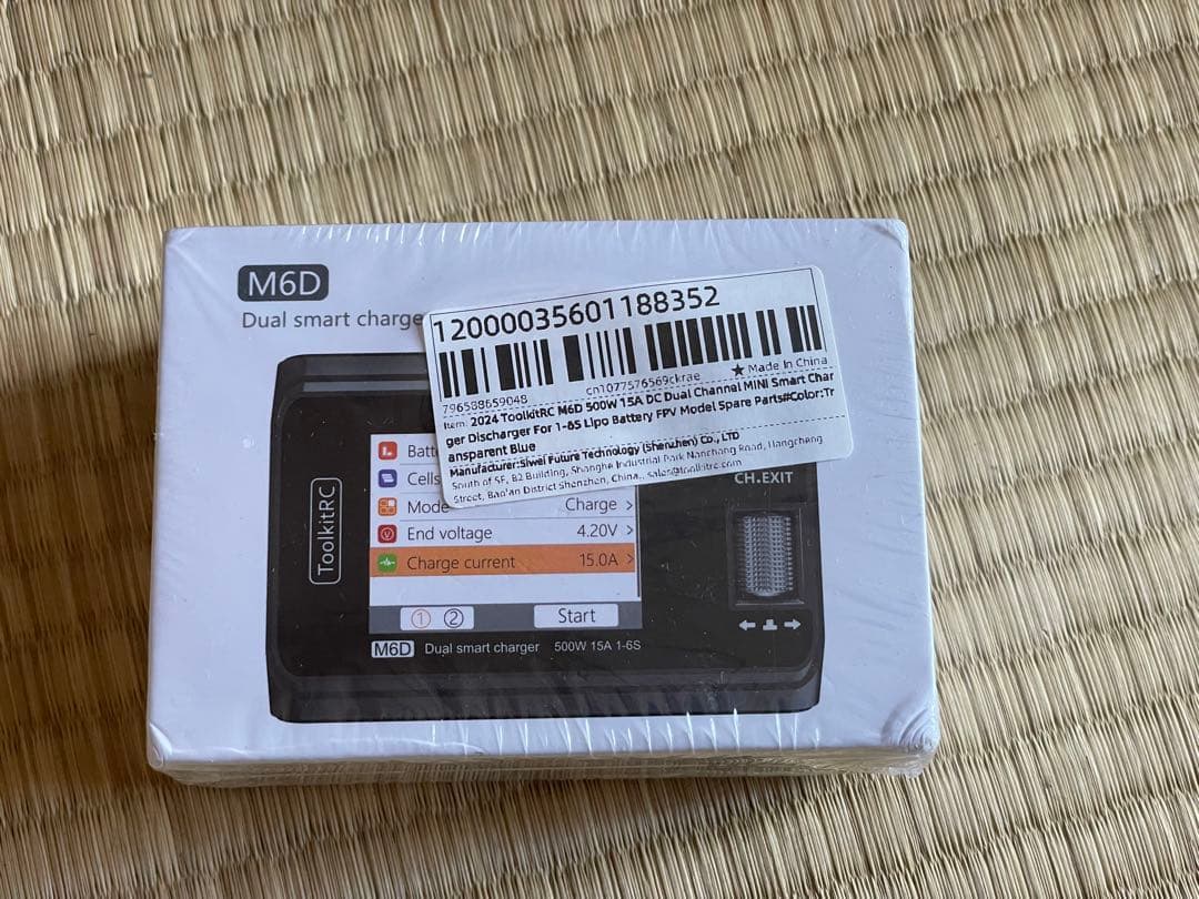 ToolkitRC M6D 500W 15A DCデュアルチャンネルMINIスマ