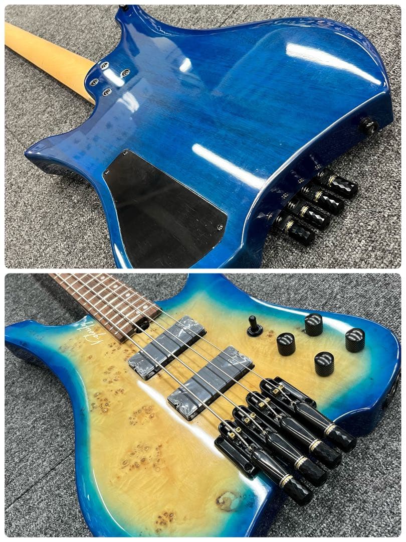 【11408】【新品】 ノーブランド ヘッドレスベースブルー